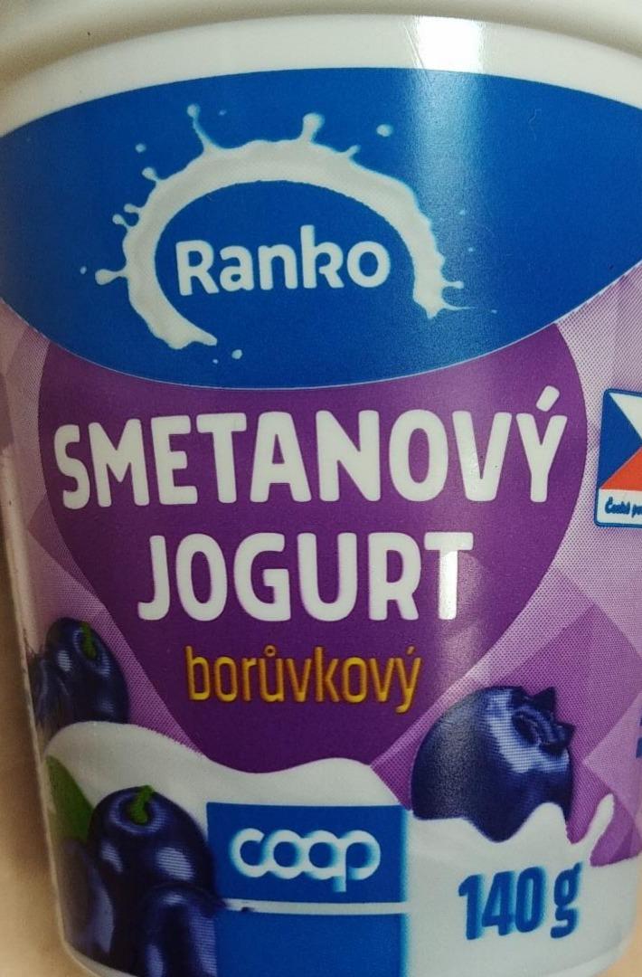 Fotografie - Smetanový jogurt borůvkový Ranko