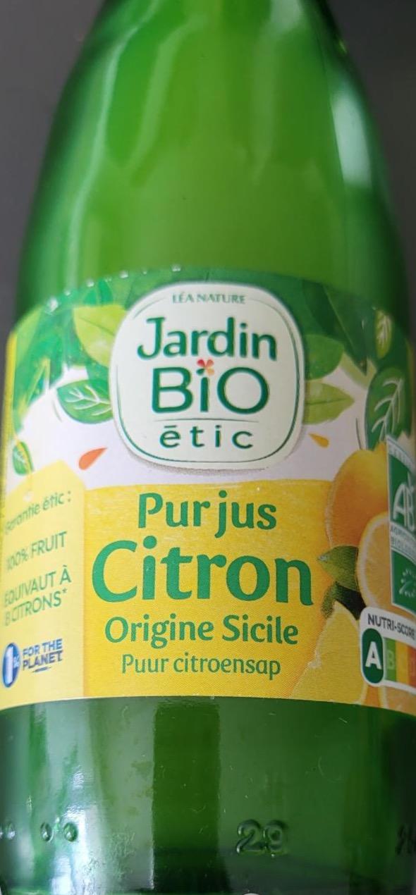Fotografie - citronová šťáva Jardin BIO
