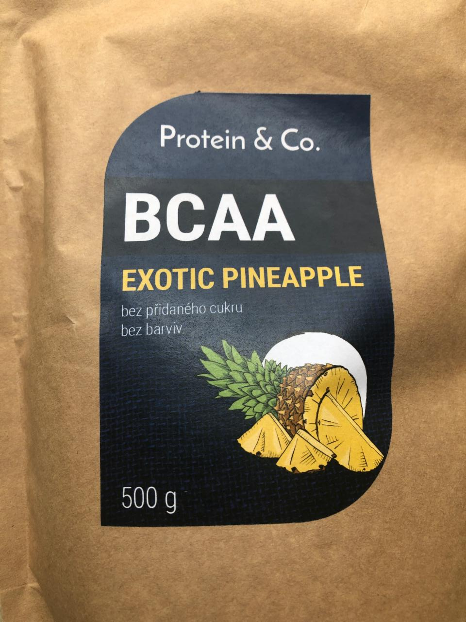Fotografie - BCAA exotic pineapple Protein & Co.