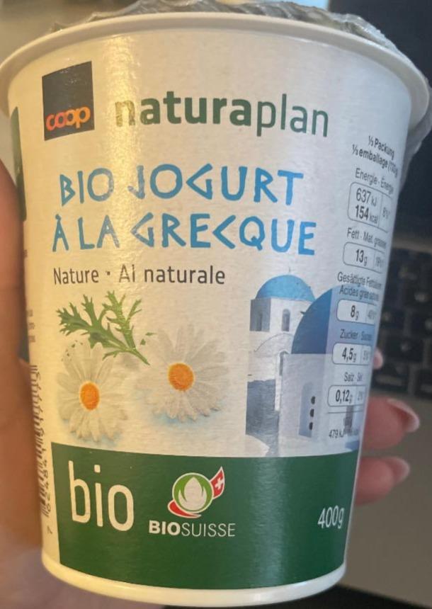 Fotografie - Bio jogurt a la grecque Coop Naturaplan