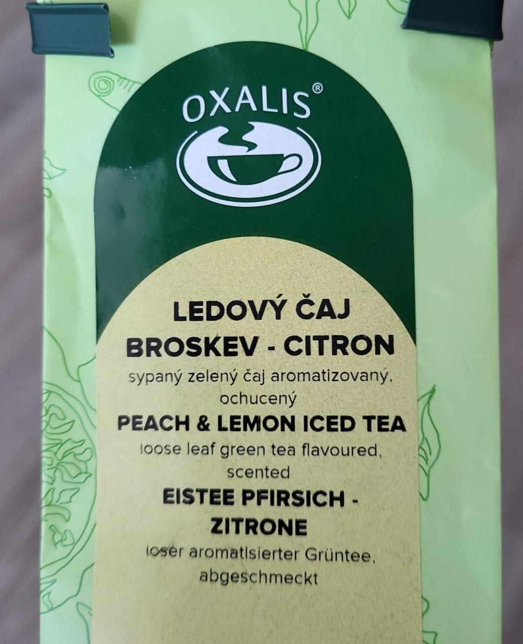 Fotografie - Ledový čaj Broskev - Citron Oxalis