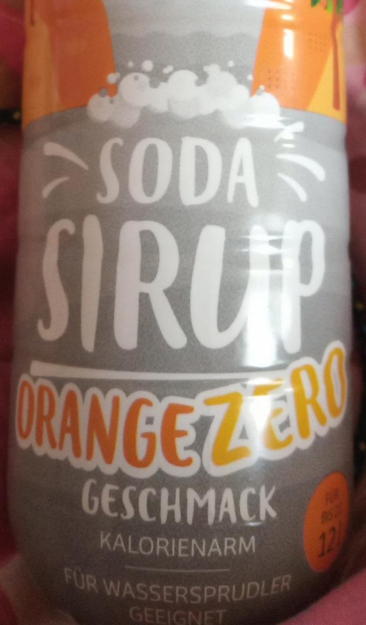 Fotografie - Soda Sirup Orange Zero für Wassersprudler StarDrink