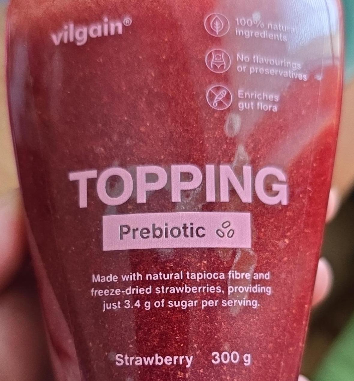 Fotografie - Topping Prebiotic Strawberry Vilgain