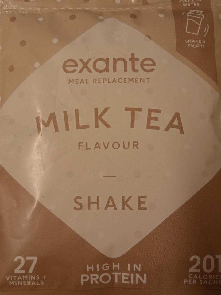 Fotografie - Meal Replacement Milk Tea Flavour Shake Exante
