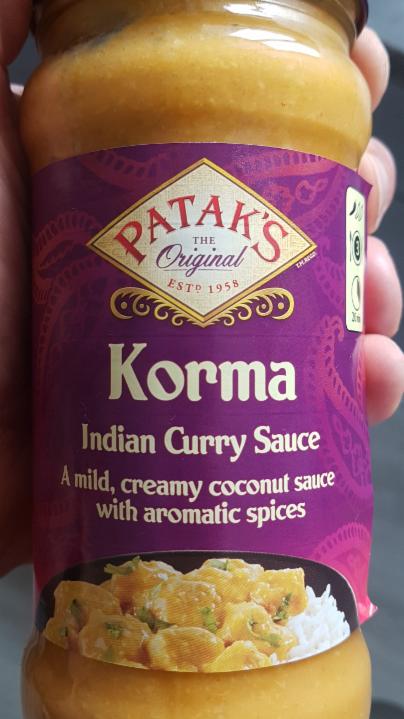 Fotografie - Korma Indian Curry Sauce Patak's the Original