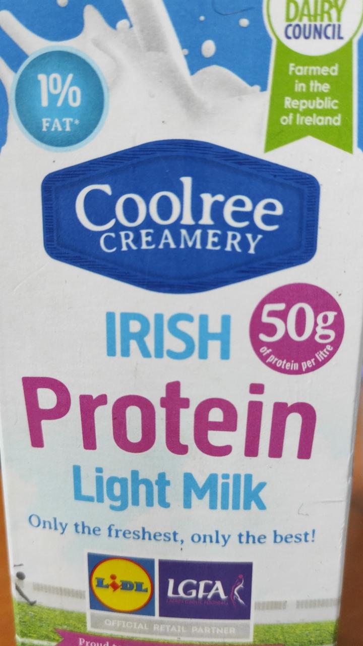 Fotografie - Irish Protein Light Milk 1% fat Coolree Creamery