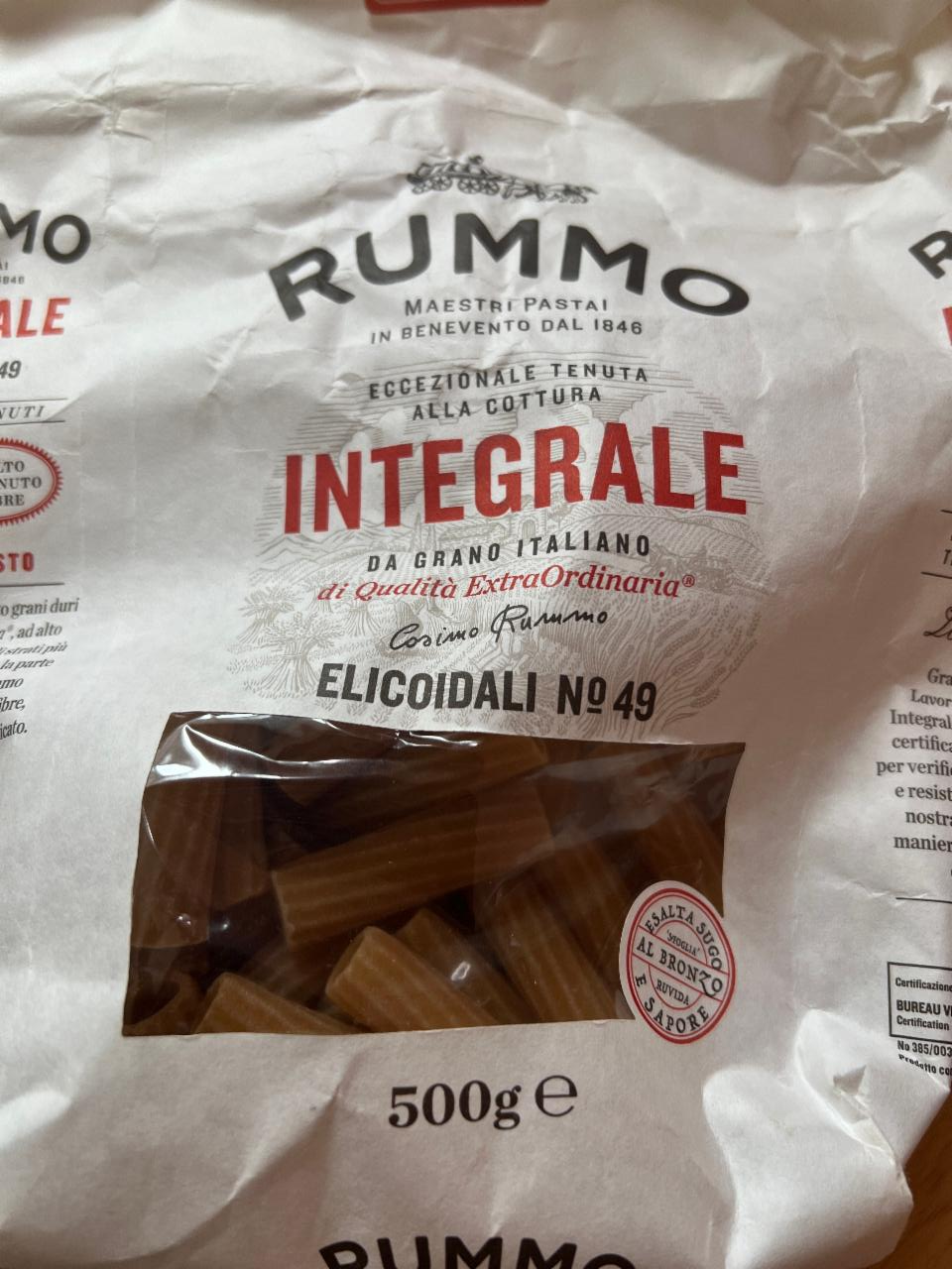 Fotografie - Pasta Integrale Elicoidali Rummo