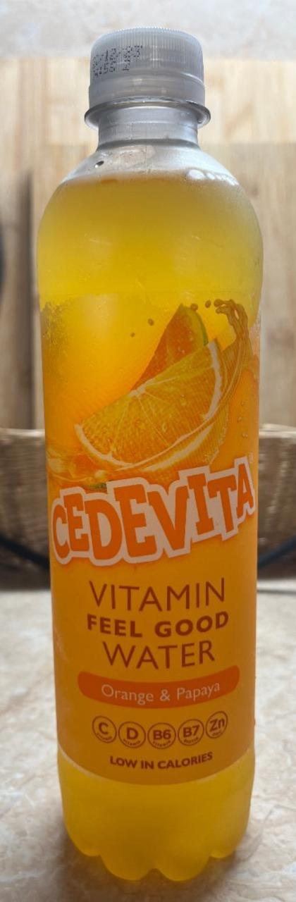 Fotografie - Vitamin feel good water Orange & Papaya Cedevita