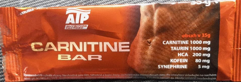 Fotografie - Carnitine bar meruňka-jogurt ATP Nutrition