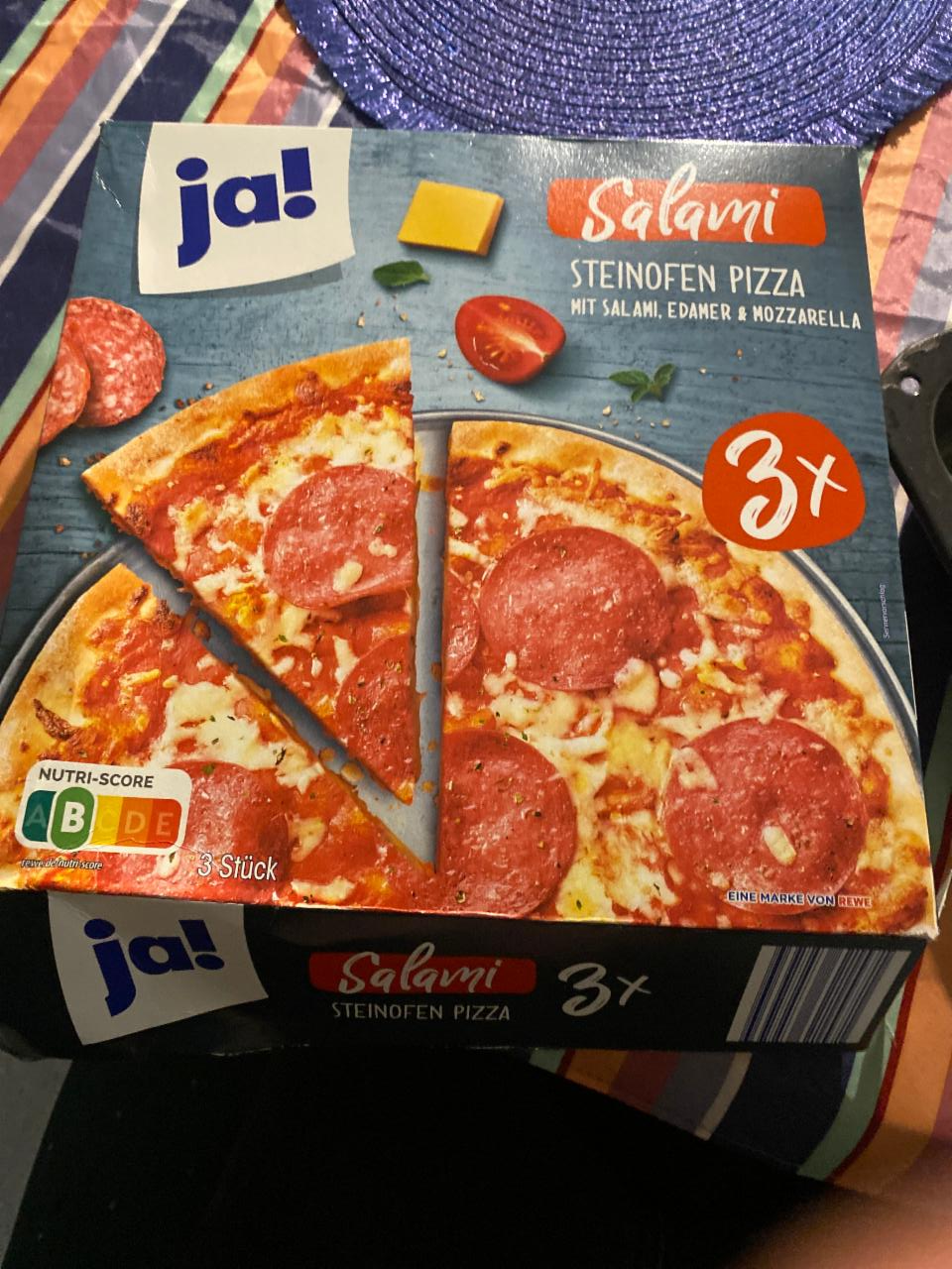 Fotografie - 3x Steinofen Pizza Salami Ja!