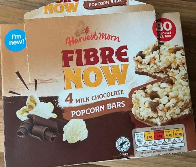 Fotografie - fibre now popcorn bars