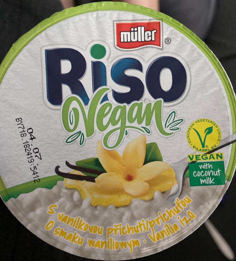 Fotografie - Riso vegan s vanilkovou příchutí Müller