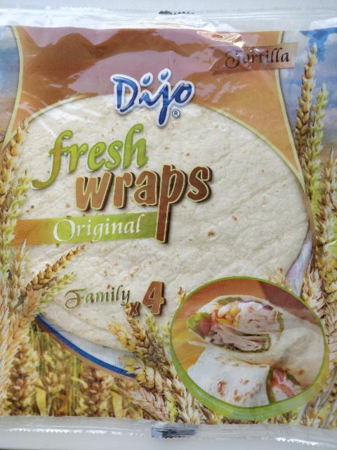 Fotografie - tortila fresh wrap Dijo