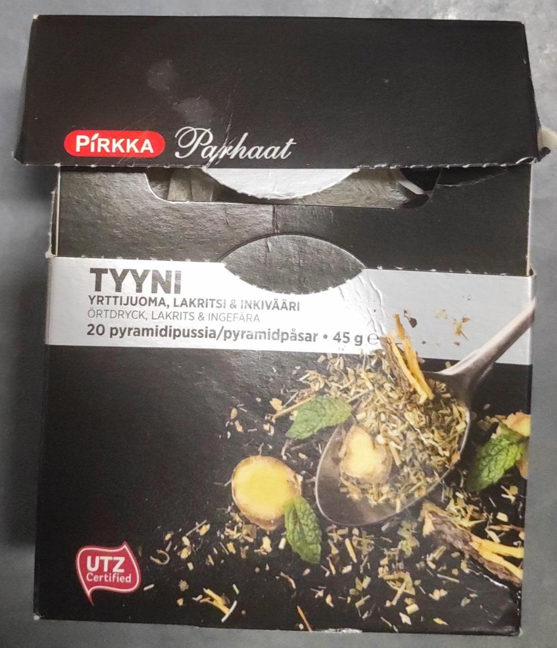 Fotografie - Parhaat Tyyni yrttijuoma lakritsi & inkivääri Pirkka
