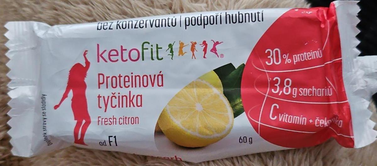 Fotografie - Proteinová tyčinka Fresh Citron KetoFit