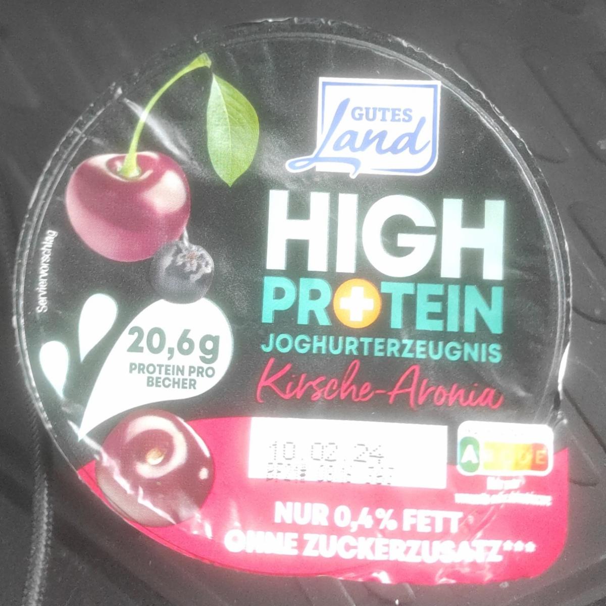 Fotografie - High Protein Joghurterzeugnis Kirsche-Aronia Gutes Land