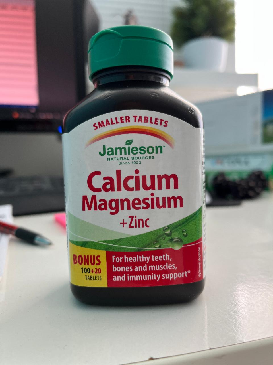 Fotografie - Calcium, Magnesium + Zinc Jamieson