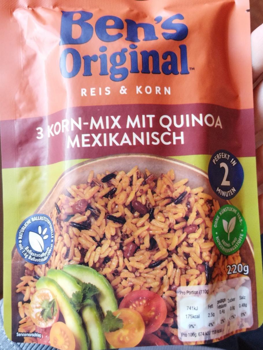Fotografie - Reis & Korn 3 Korn-Mix mit Quinoa mexikanisch Uncle Ben's