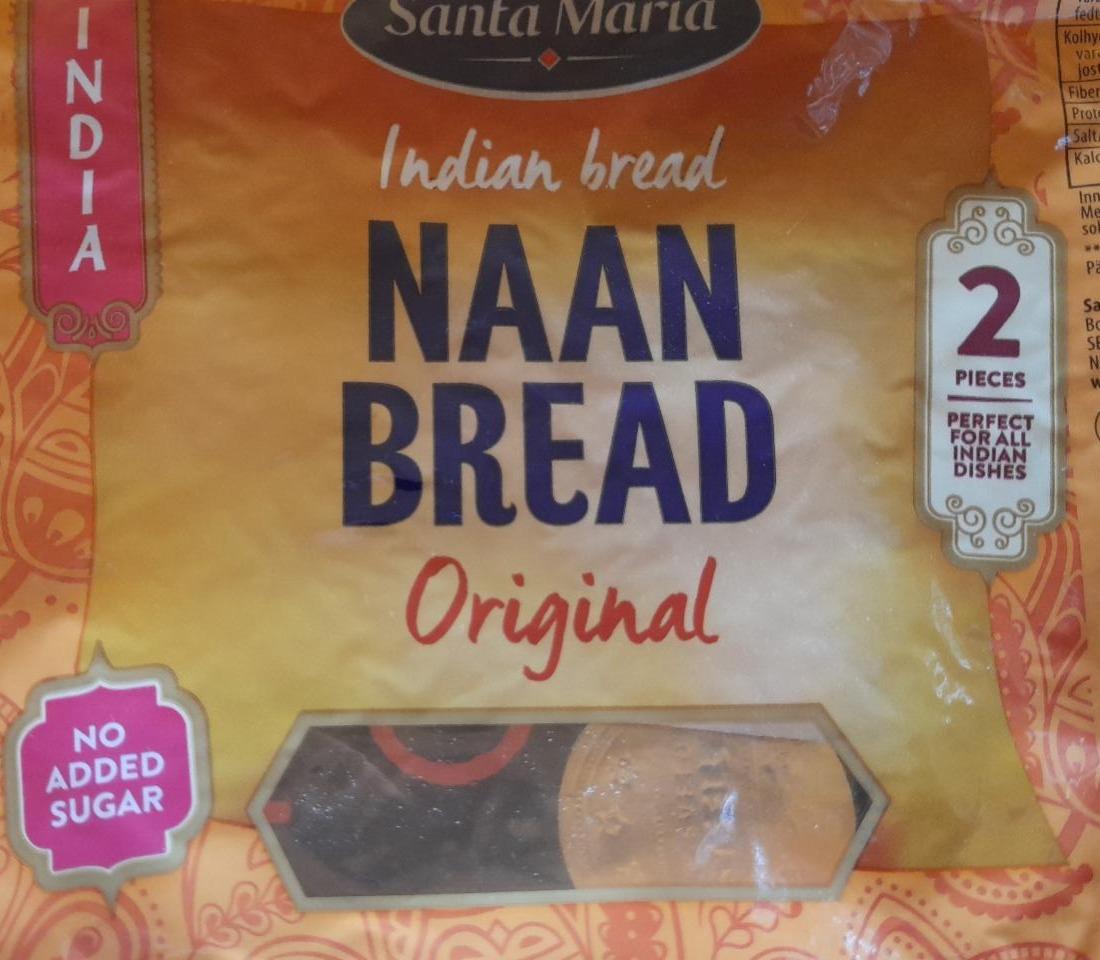 Fotografie - Indian bread Naan Original Santa Maria