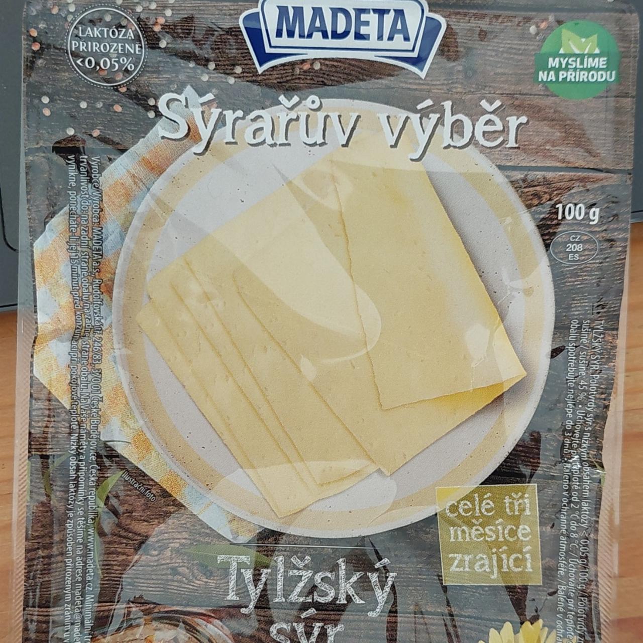 Fotografie - Sýrařův výběr Tylžský sýr 45% Madeta