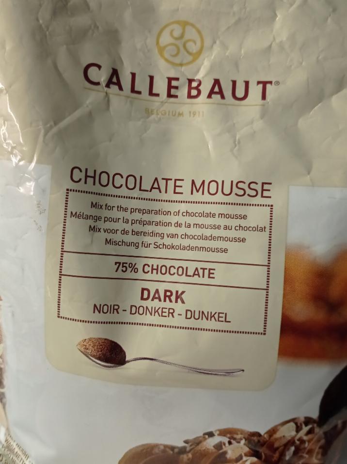 Fotografie - Callebaut chocolate mousse 75% dark
