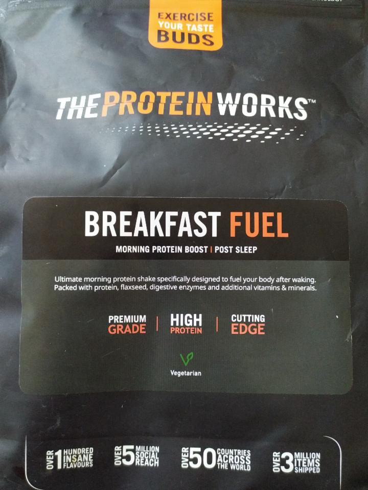 Fotografie - The Protein Works breakfast Fuel strawberries 'n' cream
