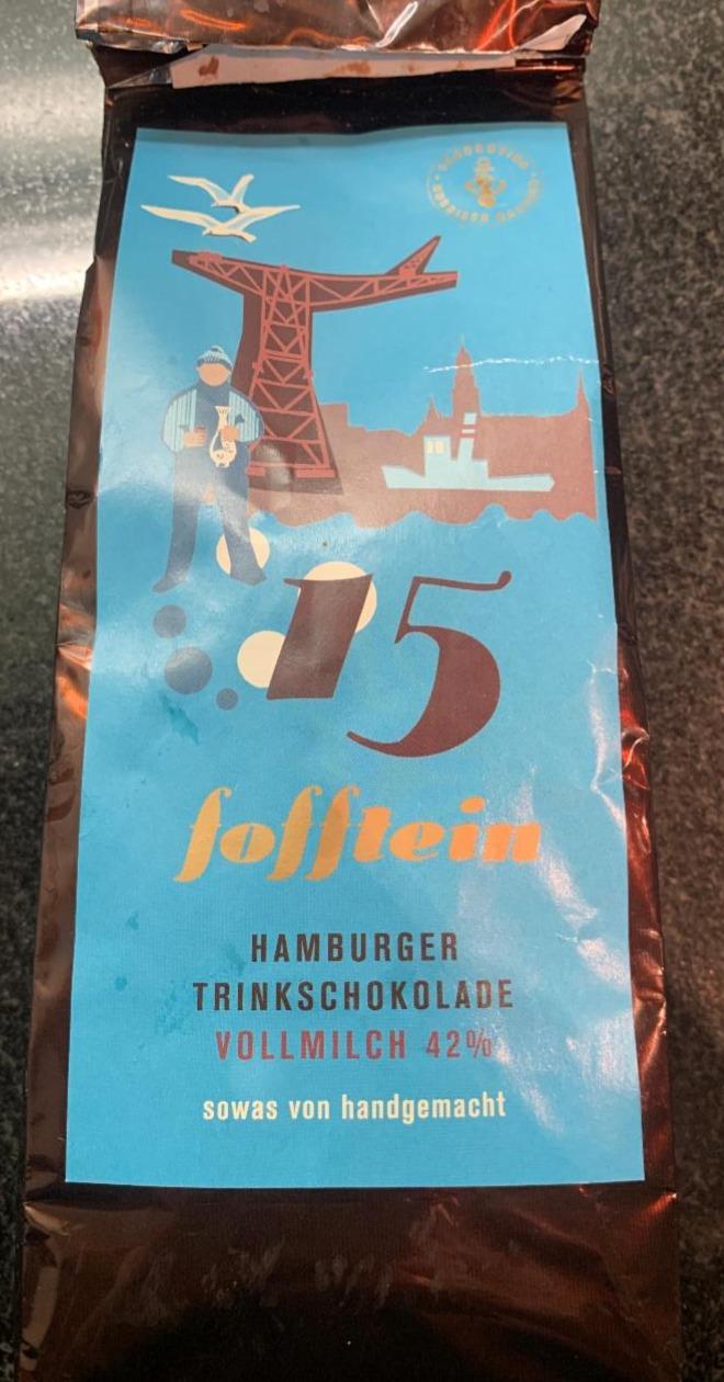 Fotografie - Hamburger Trinkschokolade Vollmilch 42% Fofftein