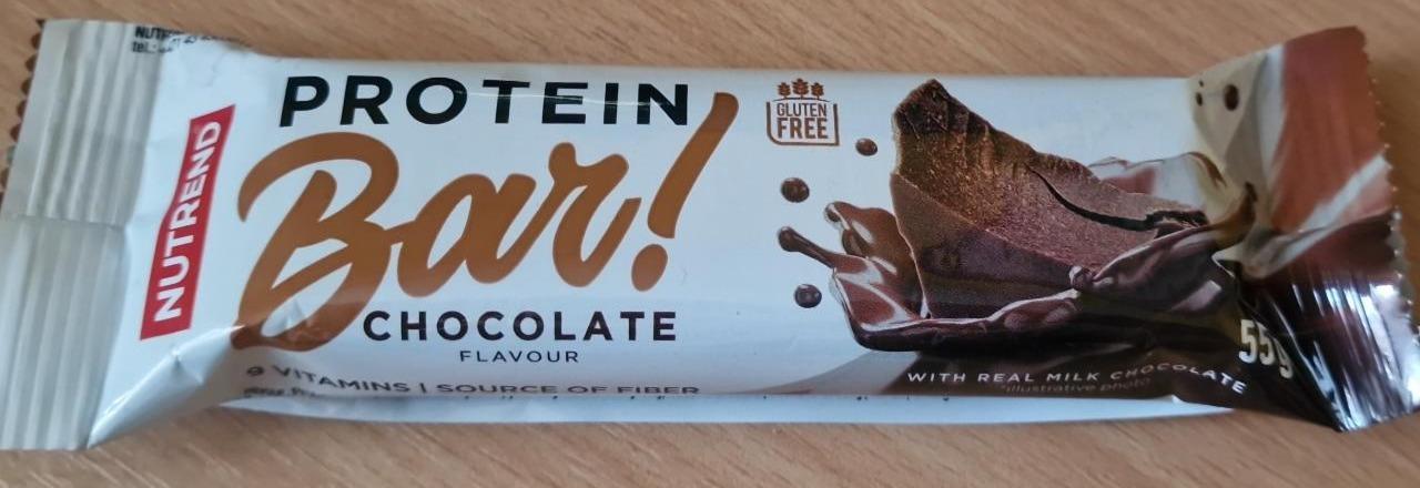 Fotografie - Protein Bar! Chocolate flavour Nutrend
