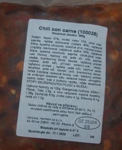 Fotografie - Chili con carne Hamham