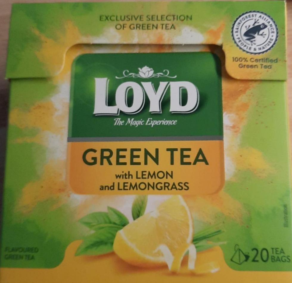 Fotografie - Green tea with lemon and lemongrass Loyd