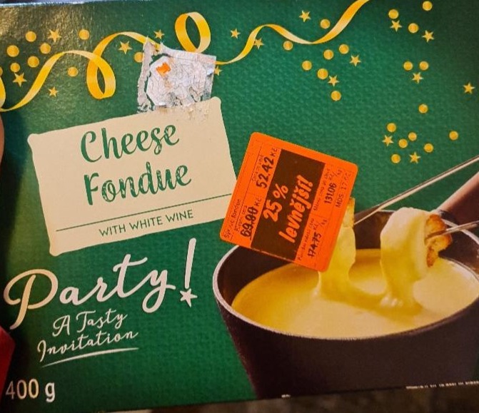 Fotografie - Cheese Fondue with White wine Lidl