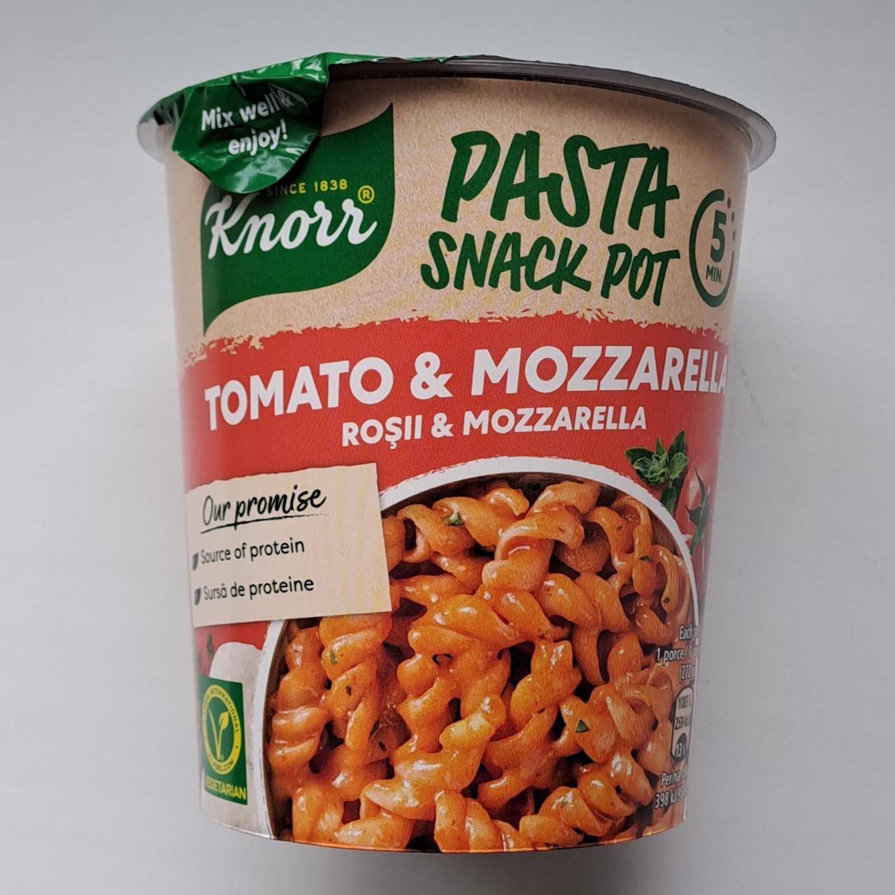 Fotografie - Pasta snack pot Tomato & Mozzarella Knorr
