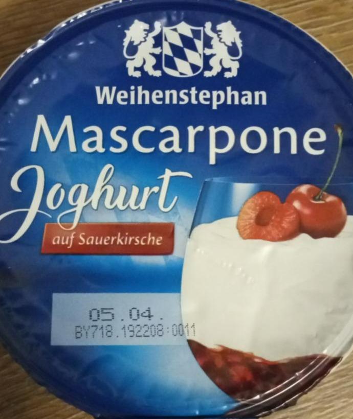 Fotografie - mascarpone joghurt Weihenstephan