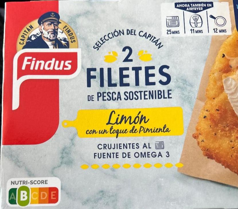 Fotografie - Filetes de pesca sostenible Limón Findus