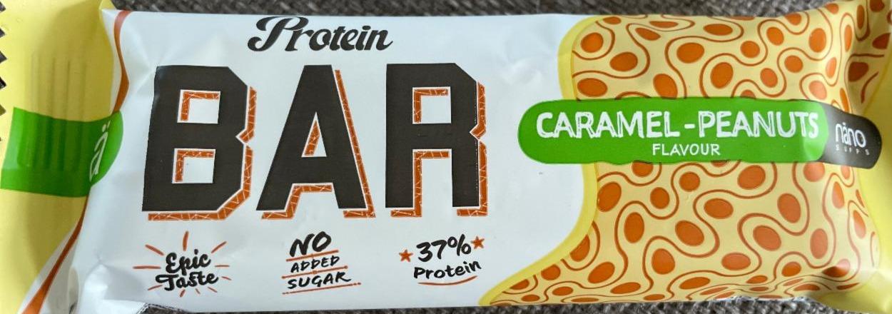 Fotografie - Protein bar caramel-peanuts
