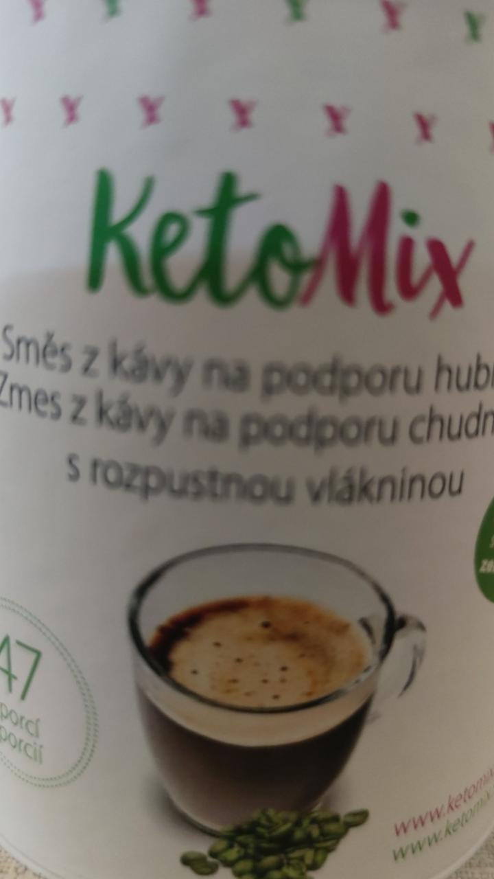 Fotografie - směs z kávy na podporu hubnutí s rozpustnou vlákninou příchuť zelená káva ketomix