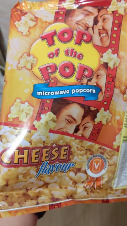 Fotografie - Microwave popcorn Cheese flavour Top of The Pop