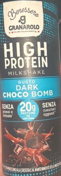 Fotografie - High protein milshake dark choco bomb Granarolo Benessere