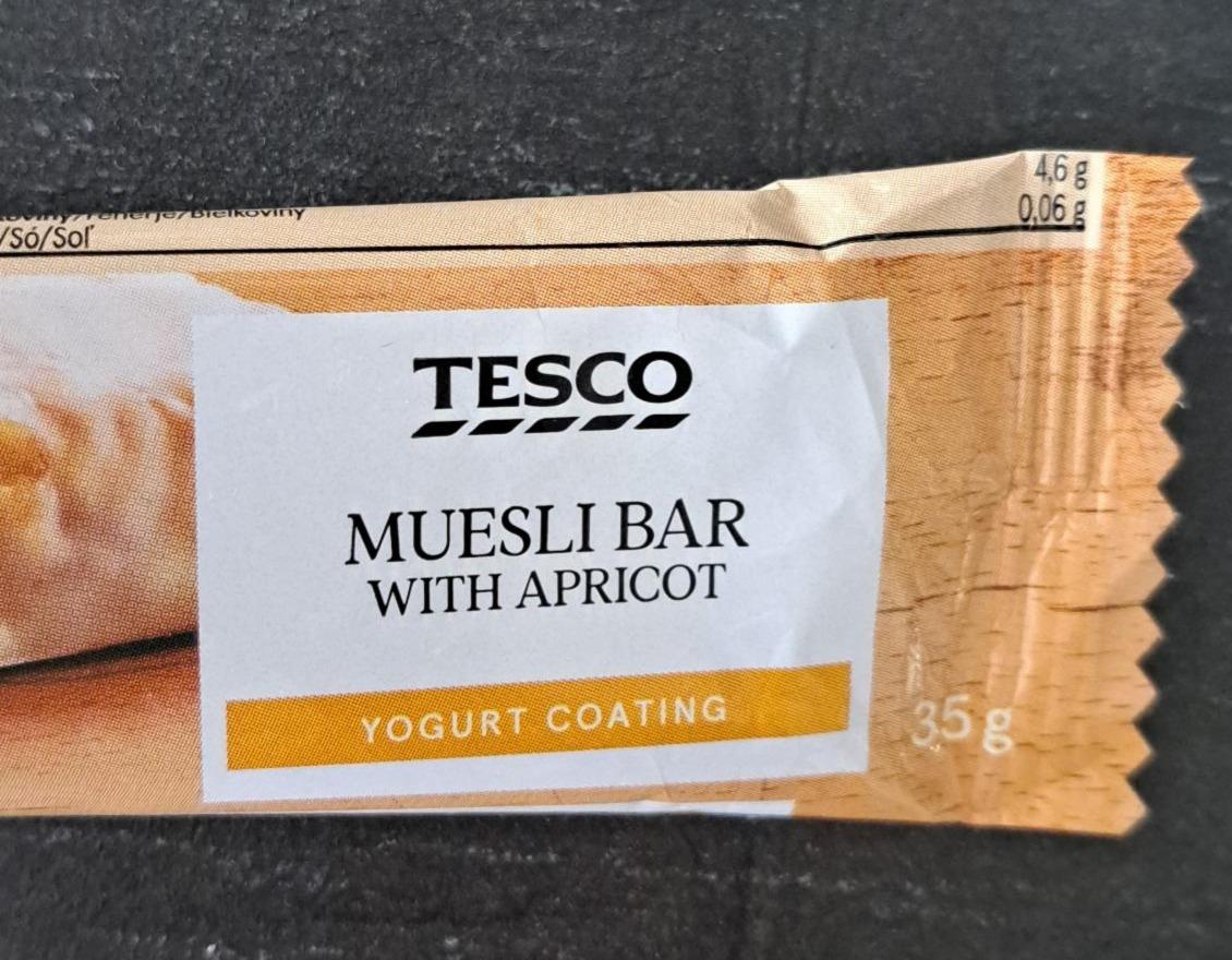 Fotografie - Muesli Bar with Apricots Yogurt Coating Tesco