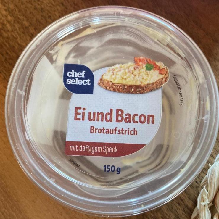 Fotografie - Ei und Bacon Brotaufstrich mit deftigem Speck Chef Select