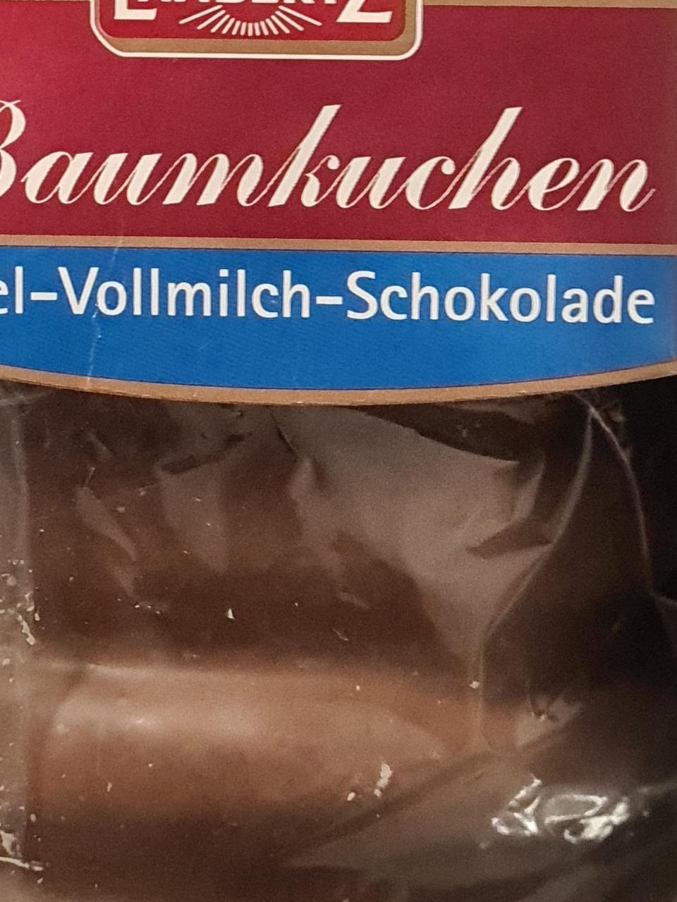 Fotografie - Baumkuchen mléčná čokoláda