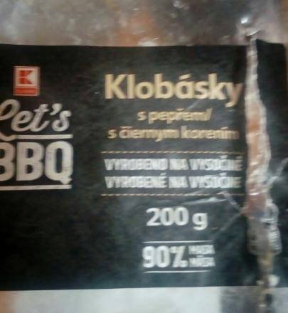 Fotografie - Klobásky s pepřem Let's BBQ
