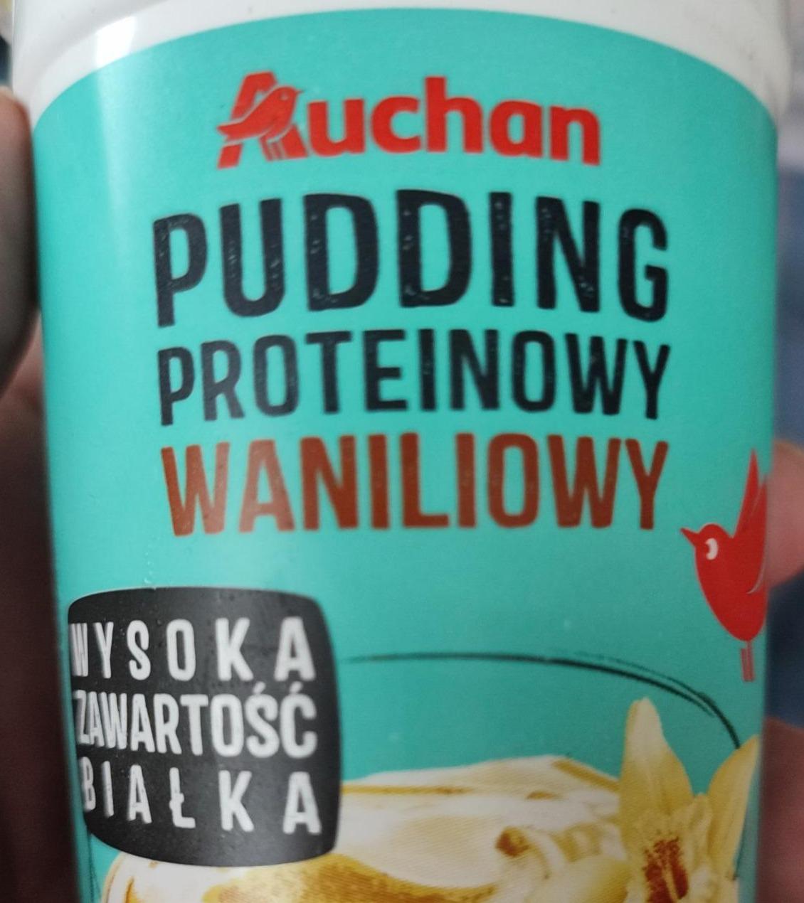 Fotografie - Pudding proteinowy waniliowy Auchan
