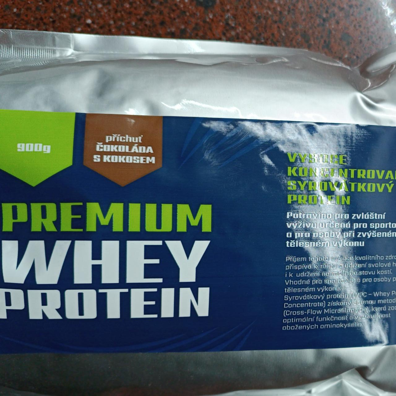 Fotografie - Premium Whey Protein příchuť čokoláda s kokosem Nutrifitness