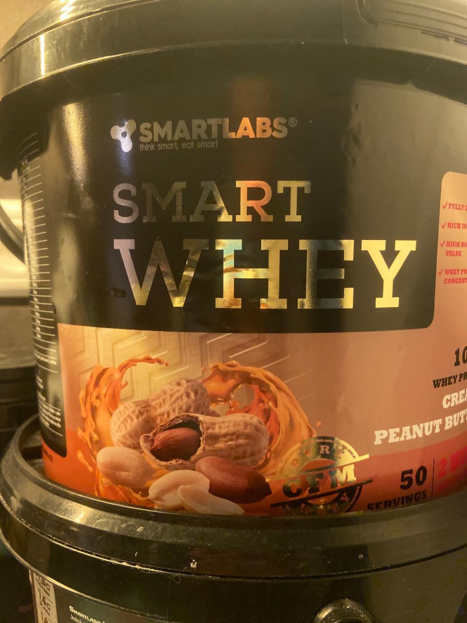 Fotografie - Whey Creamy Peanut butter Smartlabs