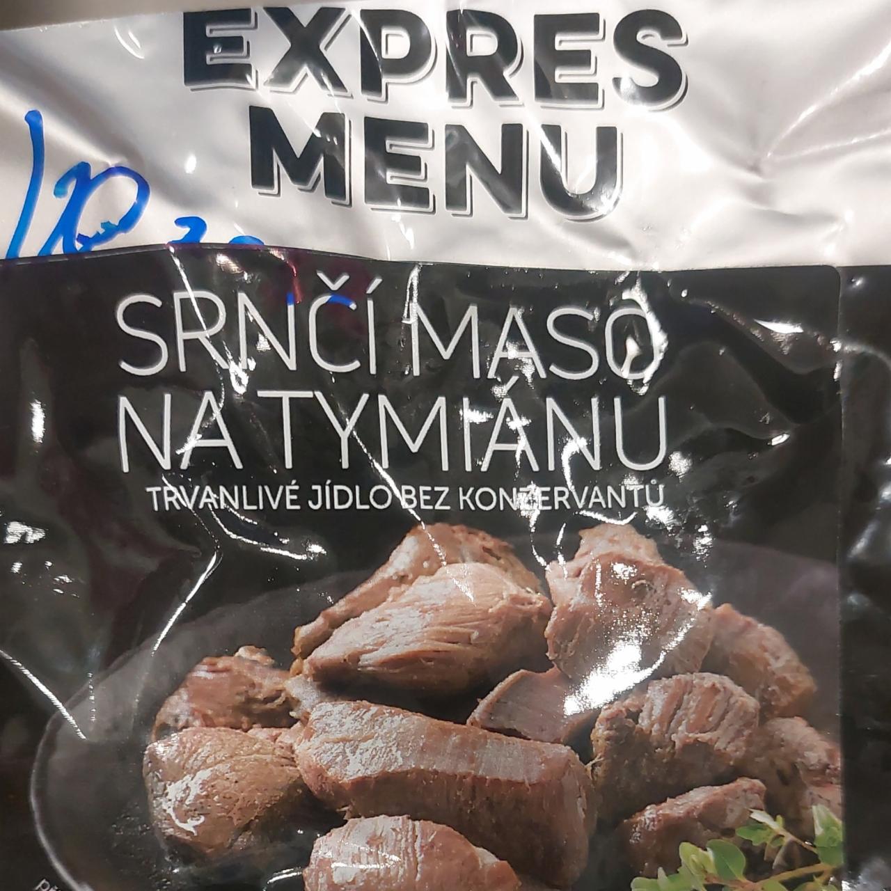 Fotografie - Srnčí maso na tymiánu Expres menu