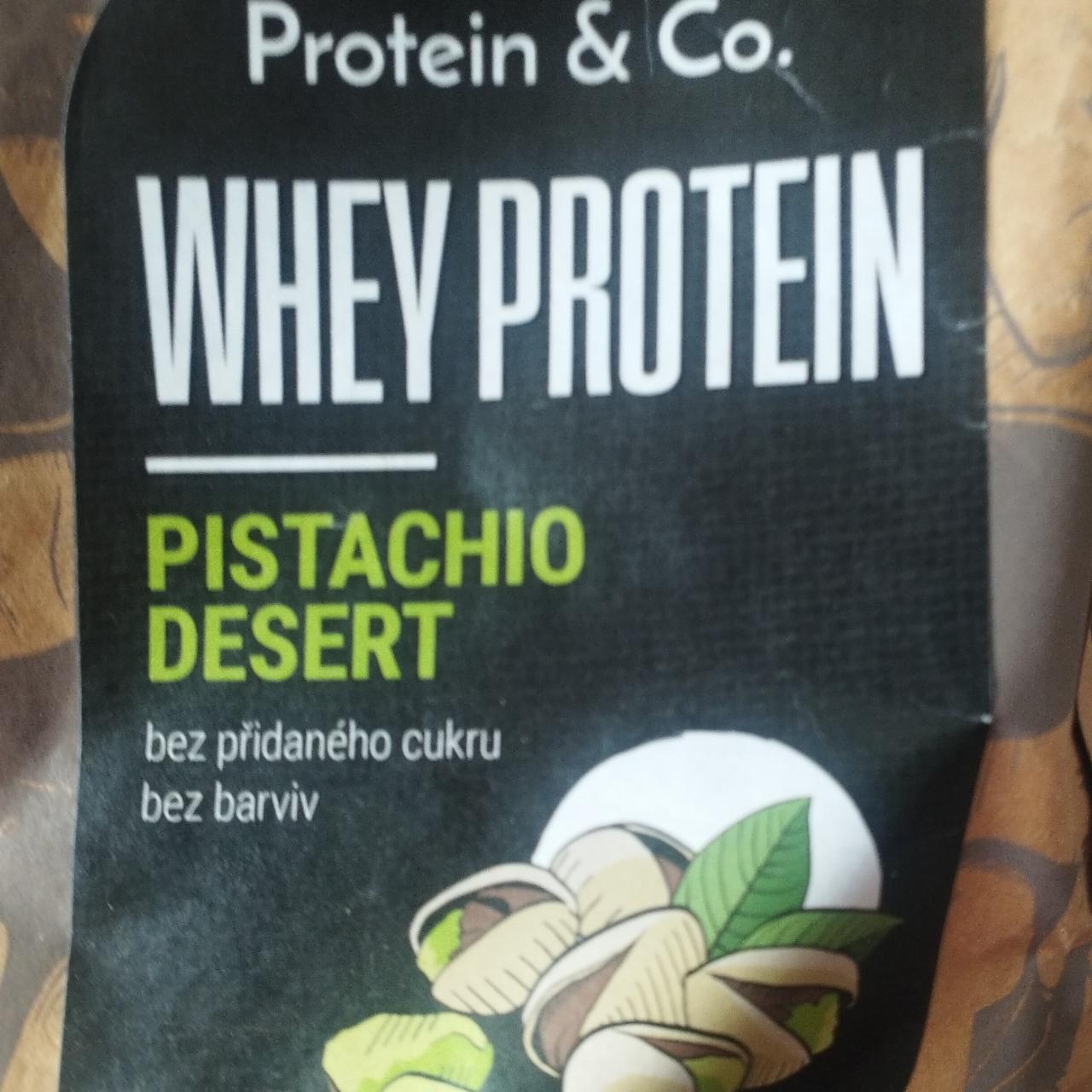 Fotografie - Whey Protein Pistachio desert Protein & Co.