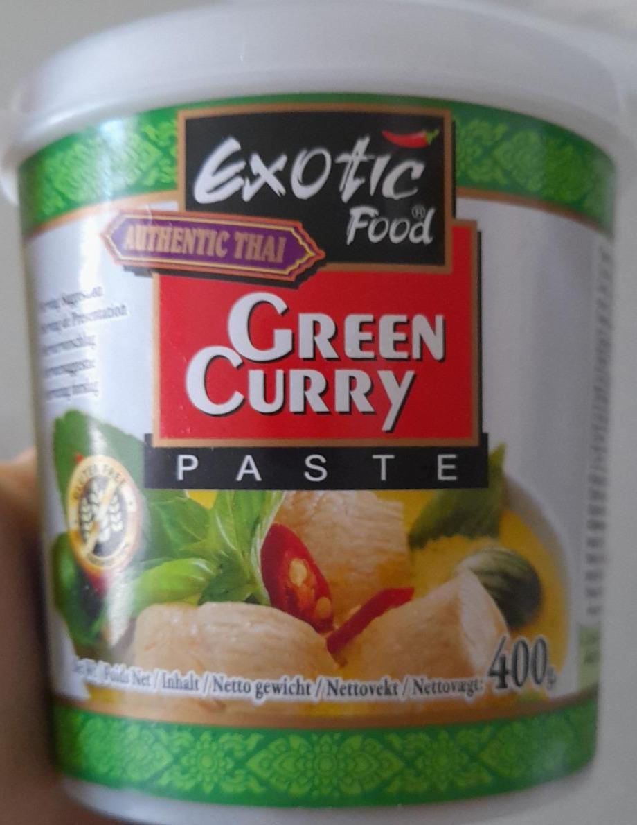Fotografie - Grüne Curry paste Exotic Food