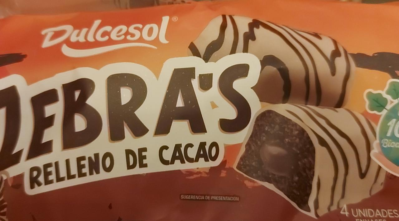 Fotografie - Zebra's Relleno de Cacao Dulcesol