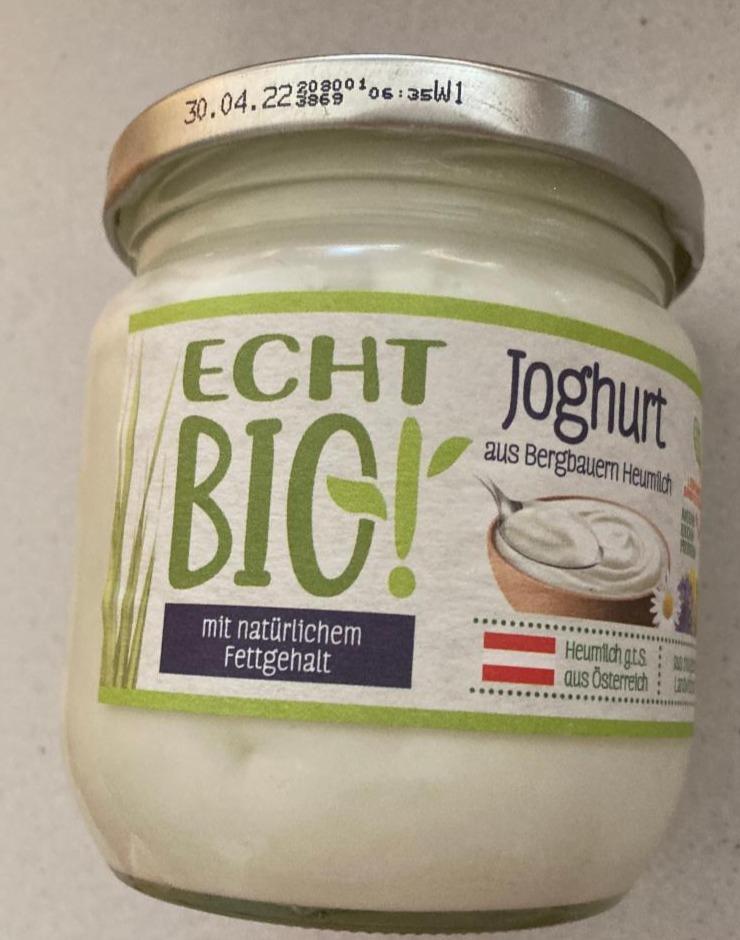 Fotografie - Joghurt aus Bergbauerm Heumilch Echt Bio!